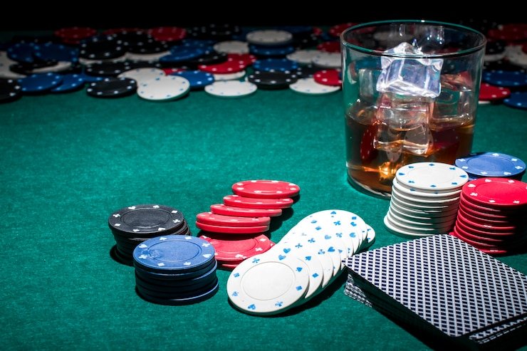 Studio Allbet dengan meja dealer langsung berkualitas HD dan multi-kamera